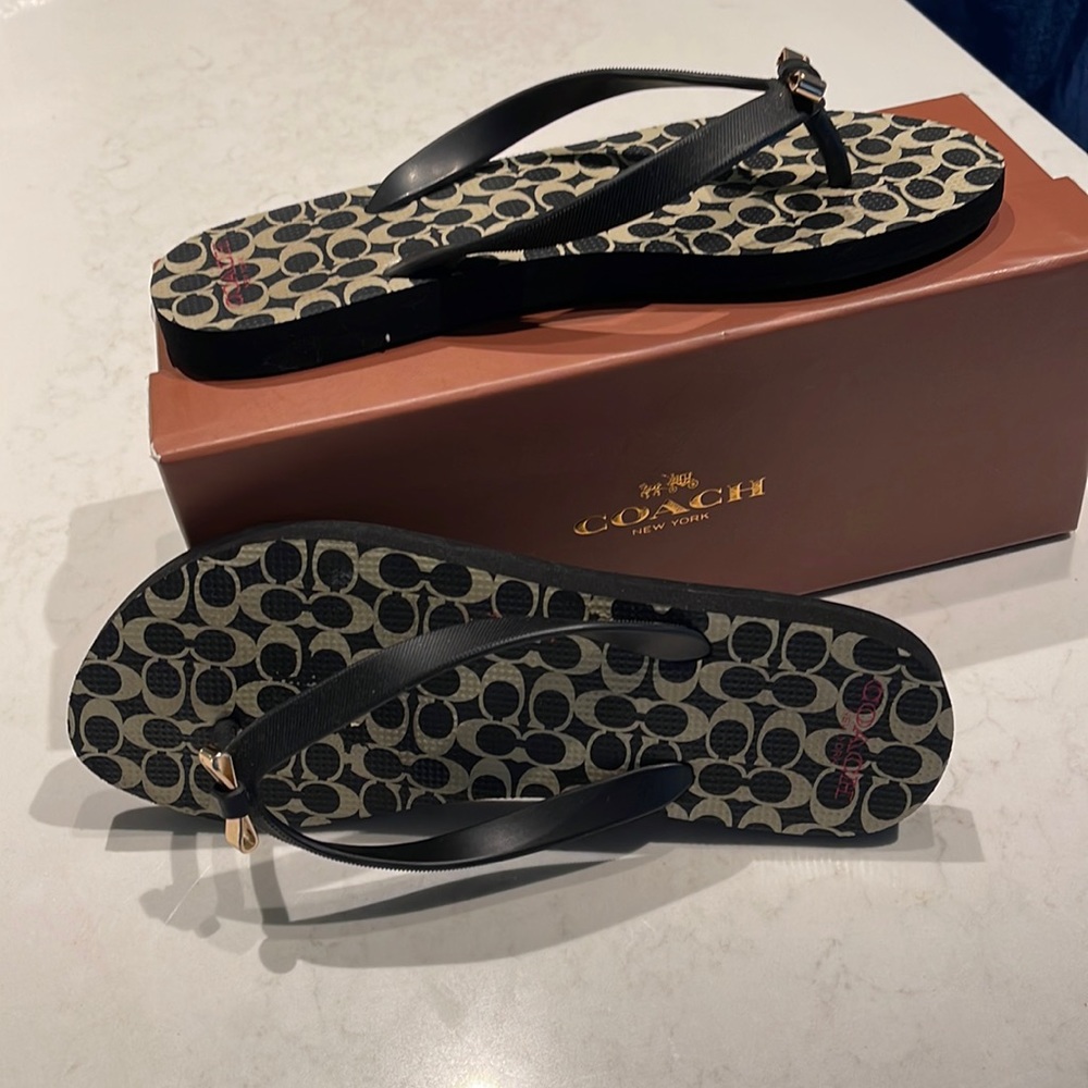 Coach Flip Flops
